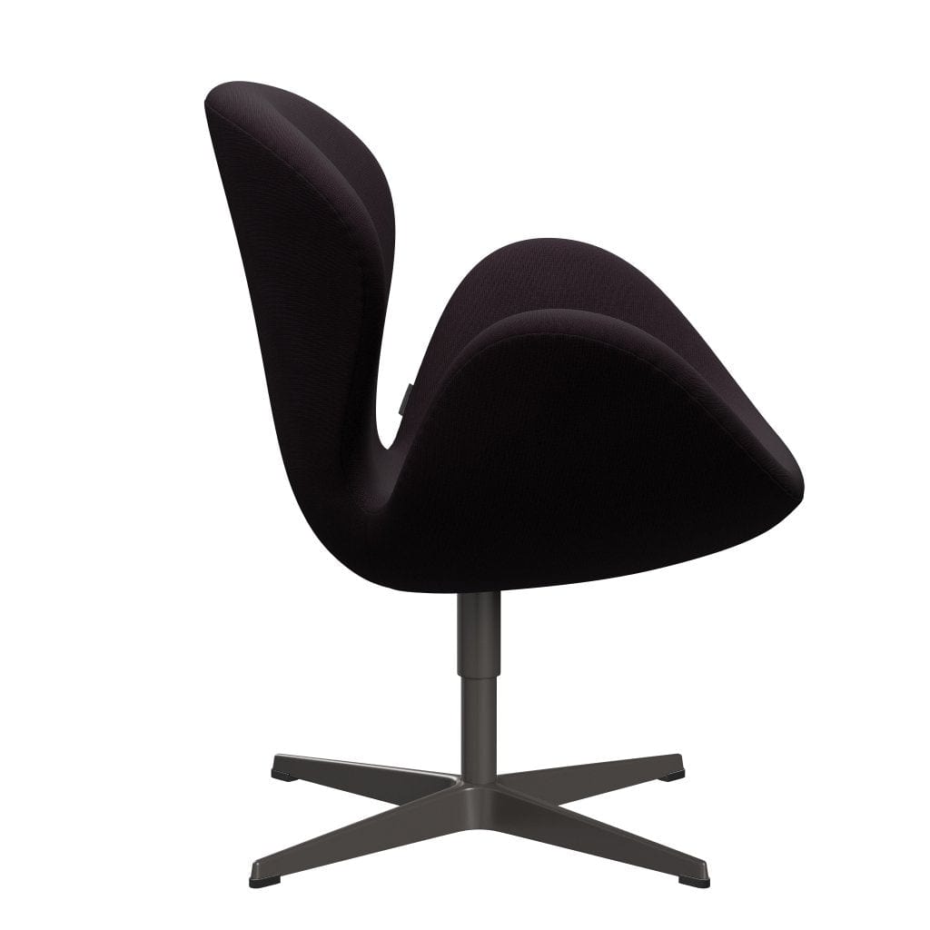 [product_category]-Fritz Hansen Swan Lounge Chair, Warm Graphite/Fame Brown (61108)-Fritz Hansen-3320-F61108-WGBASE-FRI-3