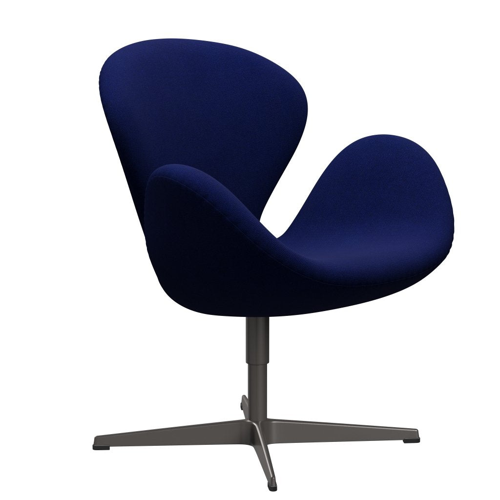[product_category]-Fritz Hansen Swan Lounge Chair, Warm Graphite/Hallingdal Dark Blue-Fritz Hansen-3320-HAL773-WGBASE-FRI-2