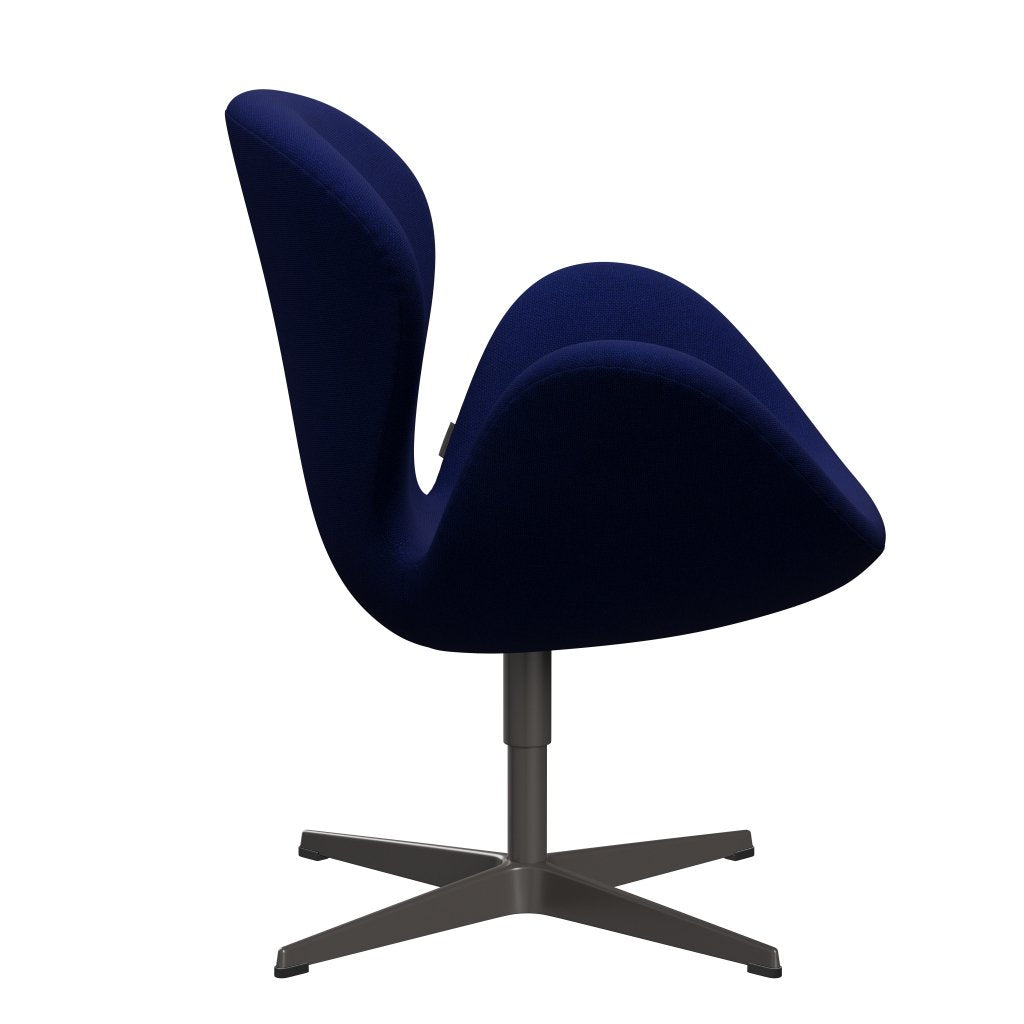 [product_category]-Fritz Hansen Swan Lounge Chair, Warm Graphite/Hallingdal Dark Blue-Fritz Hansen-3320-HAL773-WGBASE-FRI-3