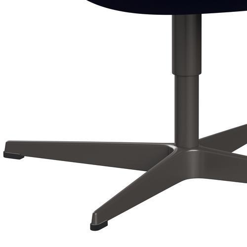 [product_category]-Fritz Hansen Swan Lounge Chair, Warm Graphite/Hallingdal Dark Blue-Fritz Hansen-3320-HAL773-WGBASE-FRI-7