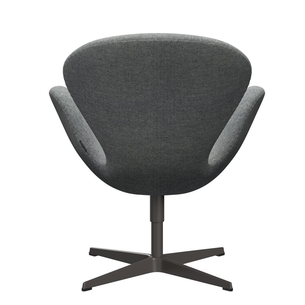 [product_category]-Fritz Hansen Swan Lounge Chair, Warm Graphite/Hallingdal White Grey-Fritz Hansen-3320-HAL116-WGBASE-FRI-4