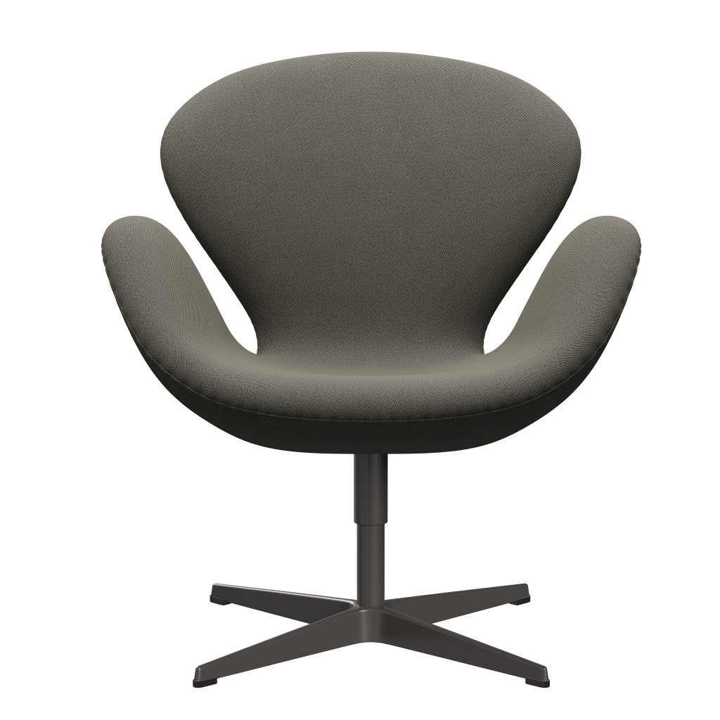 [product_category]-Fritz Hansen Swan Lounge Chair, Warm Graphite/Rime Dark Grey/Beige-Fritz Hansen-3320-RIM641-WGBASE-FRI-1