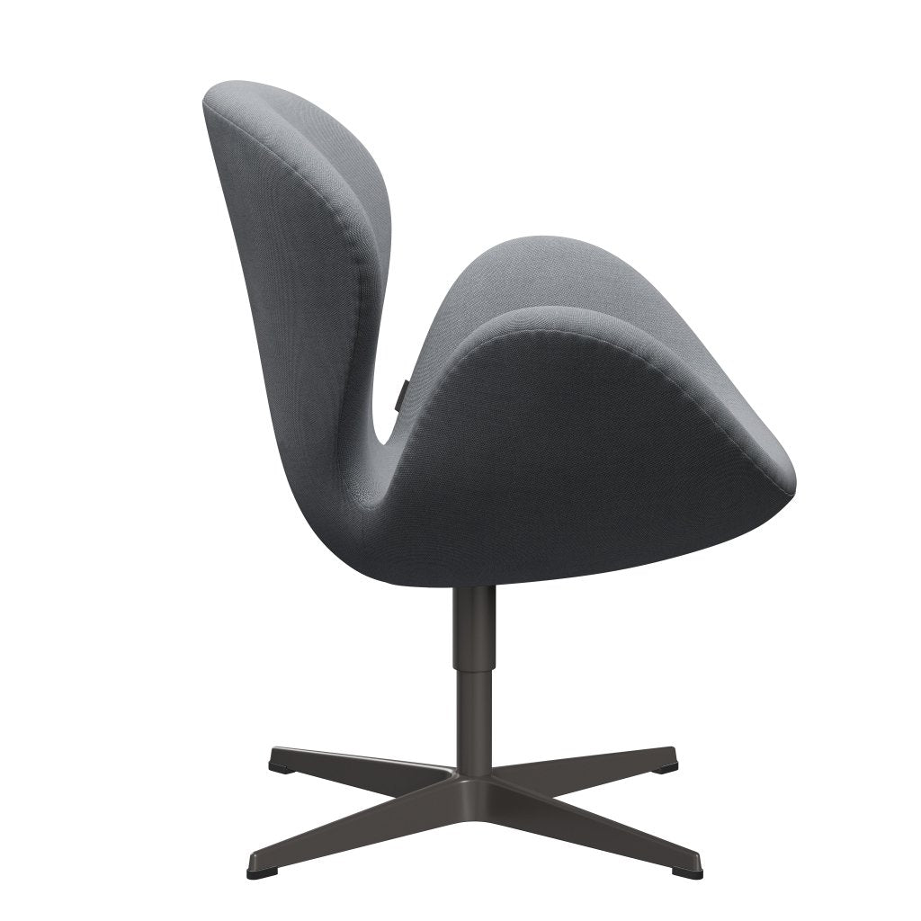 [product_category]-Fritz Hansen Swan Lounge Chair, Warm Graphite/Rims Grey/White-Fritz Hansen-3320-RIM131-WGBASE-FRI-3