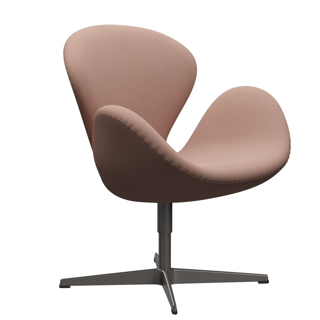 [product_category]-Fritz Hansen Swan Lounge Chair, Warm Graphite/Steelcut Light Beige/Light Red-Fritz Hansen-3320-STI605-WGBASE-FRI-2