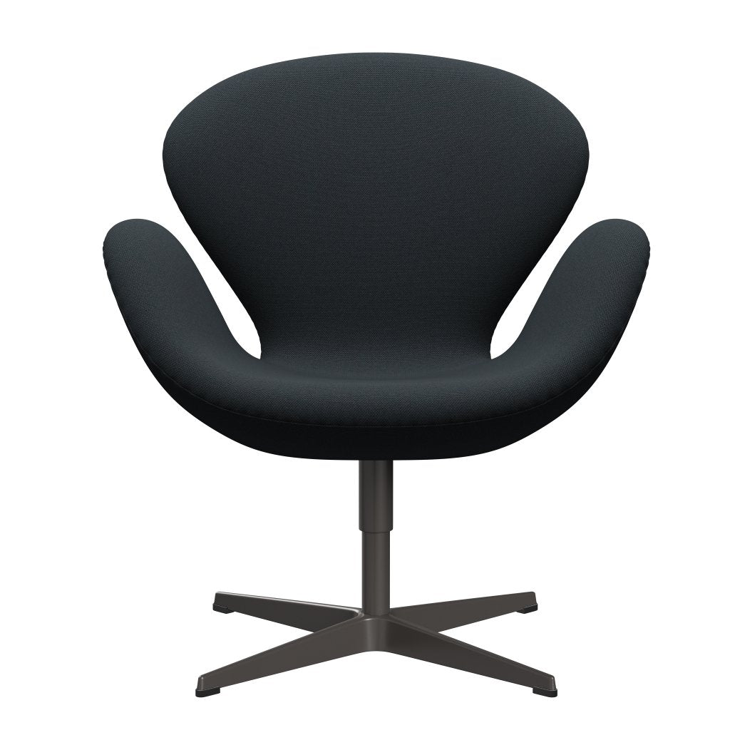 [product_category]-Fritz Hansen Swan Lounge Chair, Warm Graphite/Steelcut Trio Black-Fritz Hansen-3320-STR195-WGBASE-FRI-1