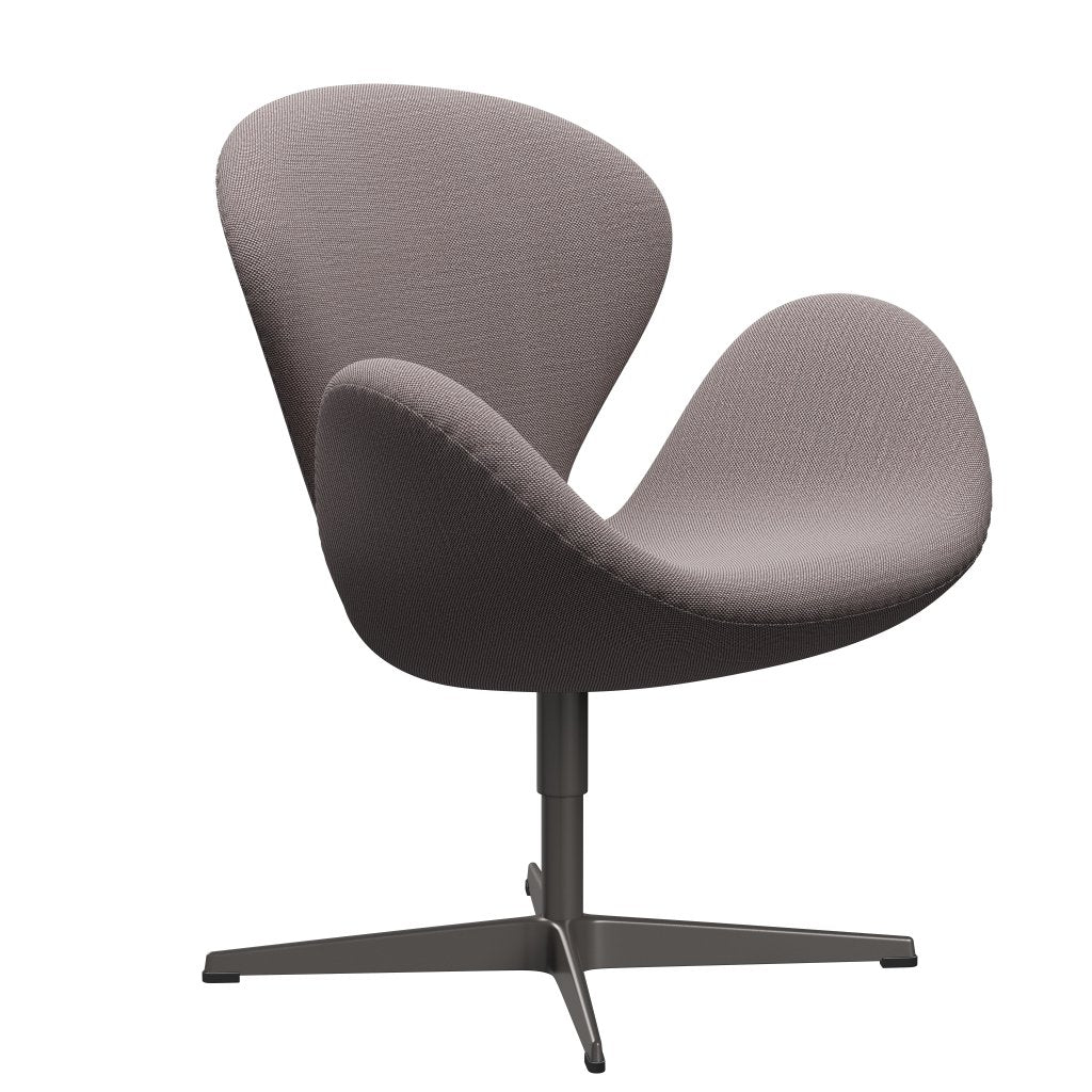 [product_category]-Fritz Hansen Swan Lounge Chair, Warm Graphite/Sunniva White/Violet-Fritz Hansen-3320-SV352-WGBASE-FRI-2