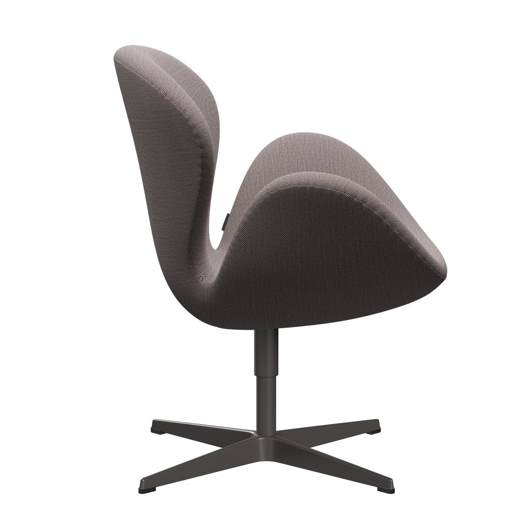 [product_category]-Fritz Hansen Swan Lounge Chair, Warm Graphite/Sunniva White/Violet-Fritz Hansen-3320-SV352-WGBASE-FRI-3