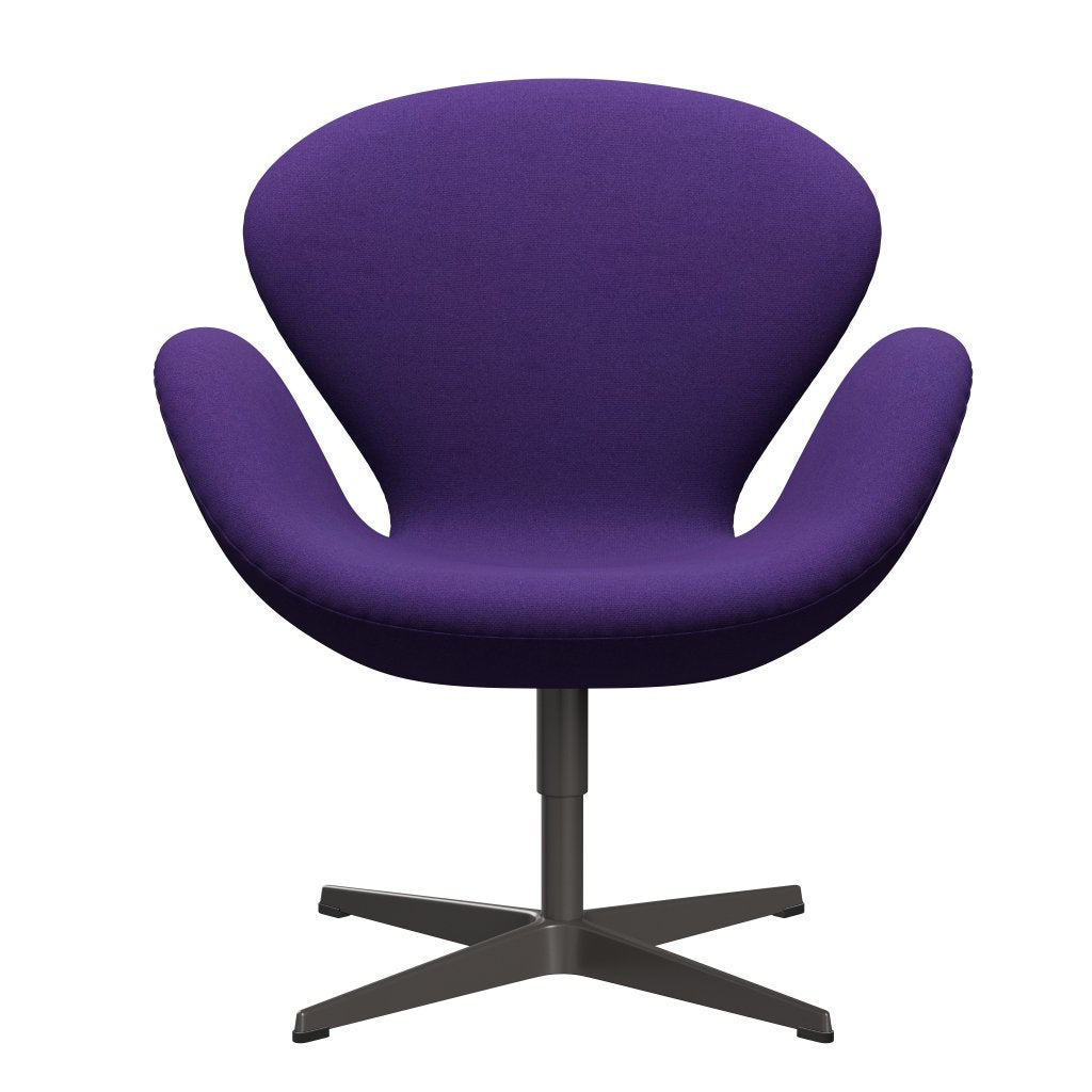 [product_category]-Fritz Hansen Swan Lounge Chair, Warm Graphite/Tonus Violet-Fritz Hansen-3320-TON634-WGBASE-FRI-1