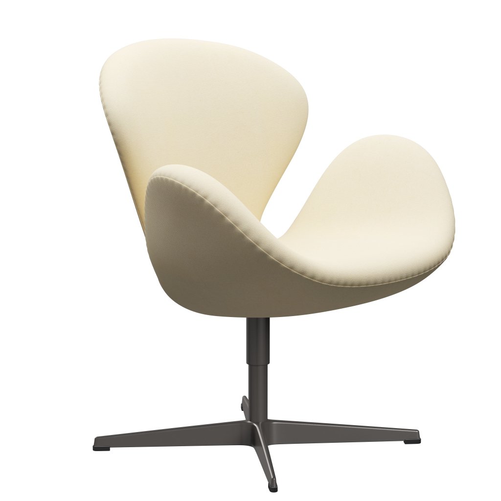 [product_category]-Fritz Hansen Swan Lounge Chair, Warm Graphite/Tonus Wool White-Fritz Hansen-3320-TON100-WGBASE-FRI-2
