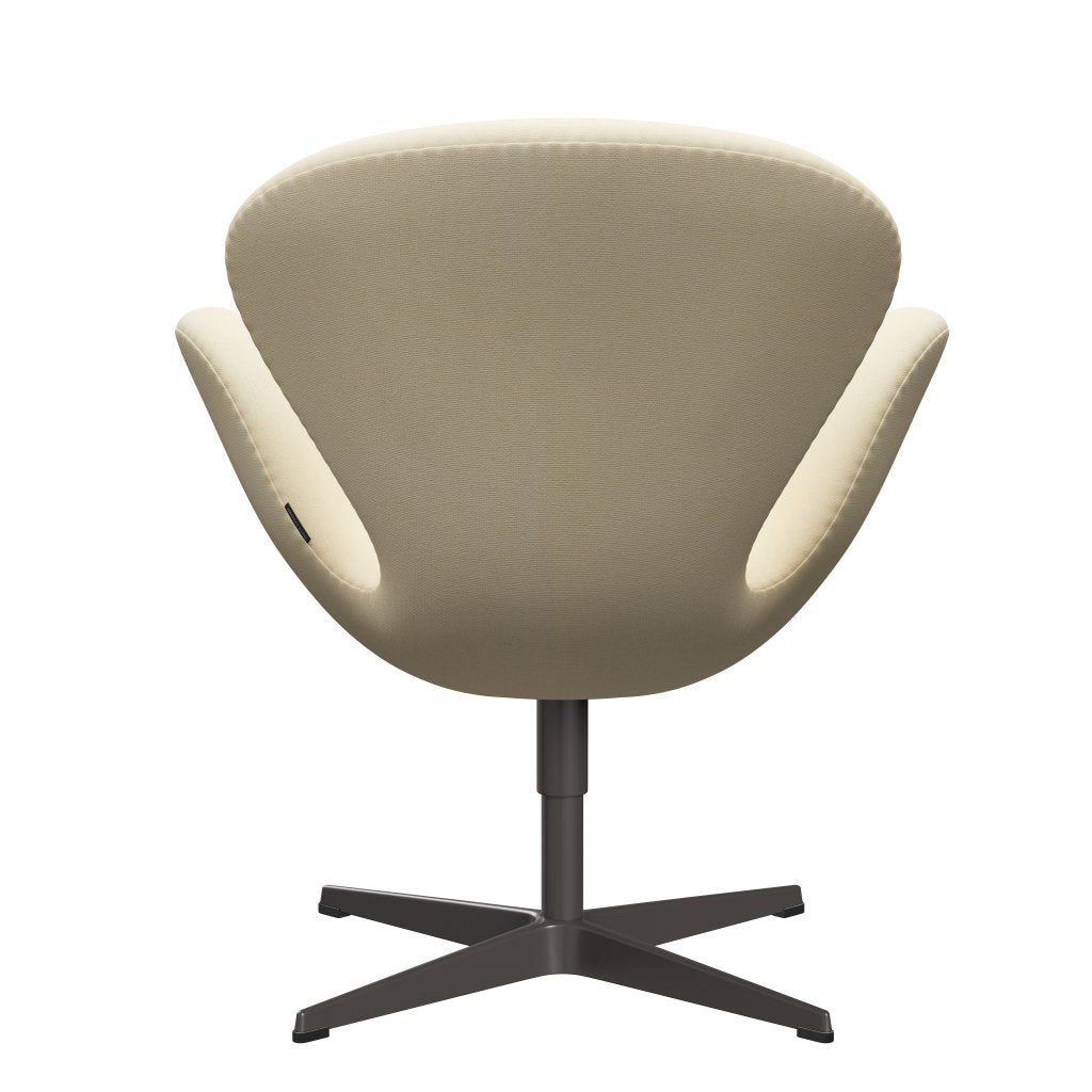 [product_category]-Fritz Hansen Swan Lounge Chair, Warm Graphite/Tonus Wool White-Fritz Hansen-3320-TON100-WGBASE-FRI-4