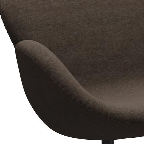 [product_category]-Fritz Hansen Swan Sofa 2 Seater, Black Lacquered/Canvas Military Green-Fritz Hansen-3321-CA0936-BLLA-FRI-7
