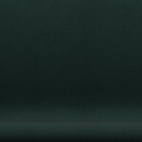 [product_category]-Fritz Hansen Swan Sofa 2 Seater, Black Lacquered/Christianshavn Dark Green-Fritz Hansen-3321-CH1161-BLLA-FRI-6