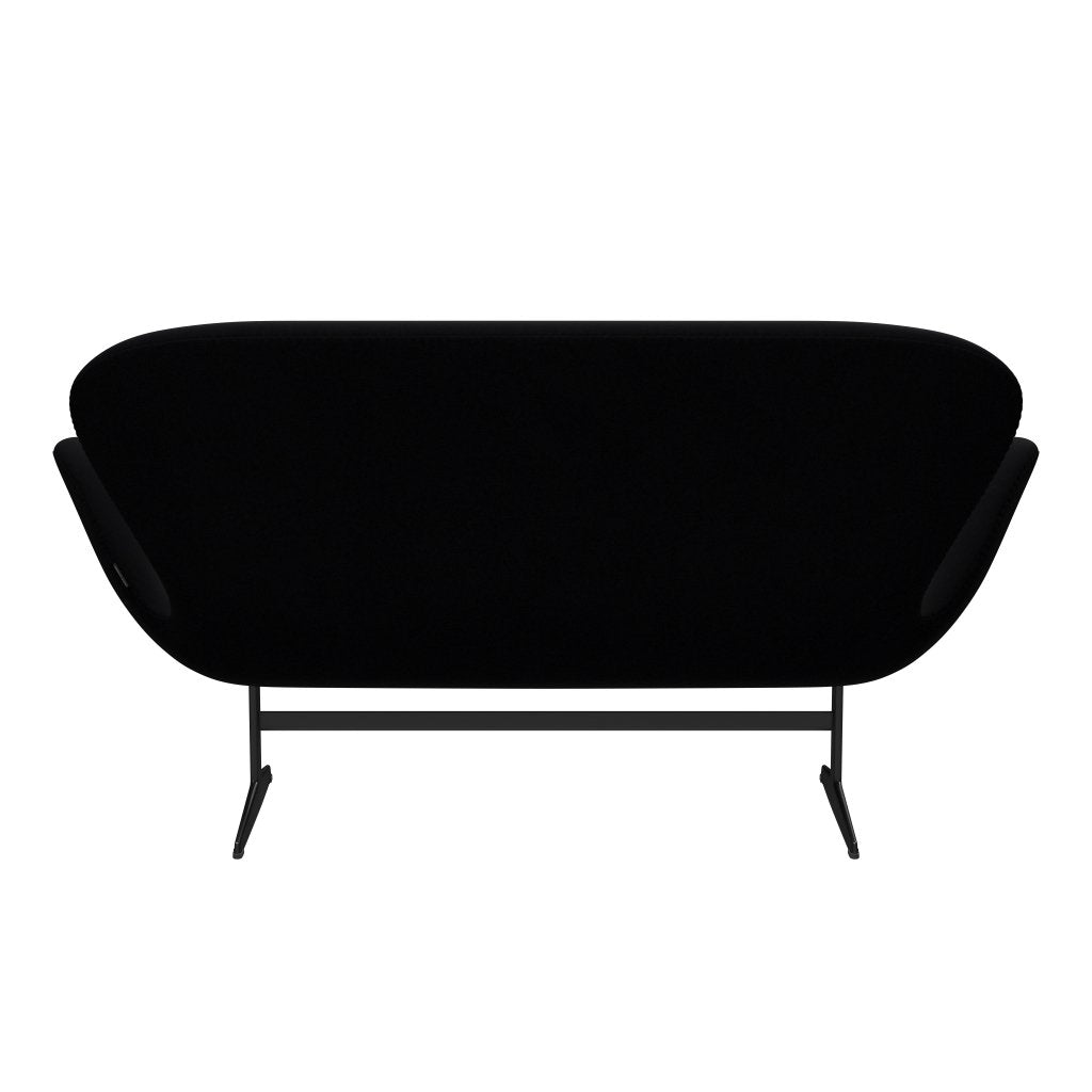 [product_category]-Fritz Hansen Swan Sofa 2 Seater, Black Lacquered/Comfort Black (00050)-Fritz Hansen-3321-C00050-BLLA-FRI-4