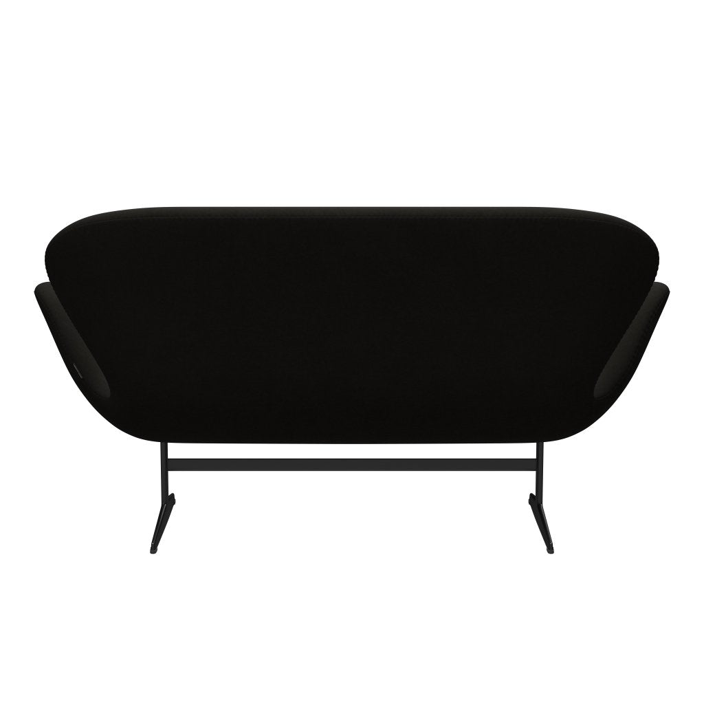 [product_category]-Fritz Hansen Swan Sofa 2 Seater, Black Lacquered/Comfort Black (61013)-Fritz Hansen-3321-C61013-BLLA-FRI-4