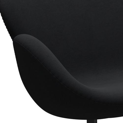 [product_category]-Fritz Hansen Swan Sofa 2 Seater, Black Lacquered/Comfort Black/Grey-Fritz Hansen-3321-C00049-BLLA-FRI-7