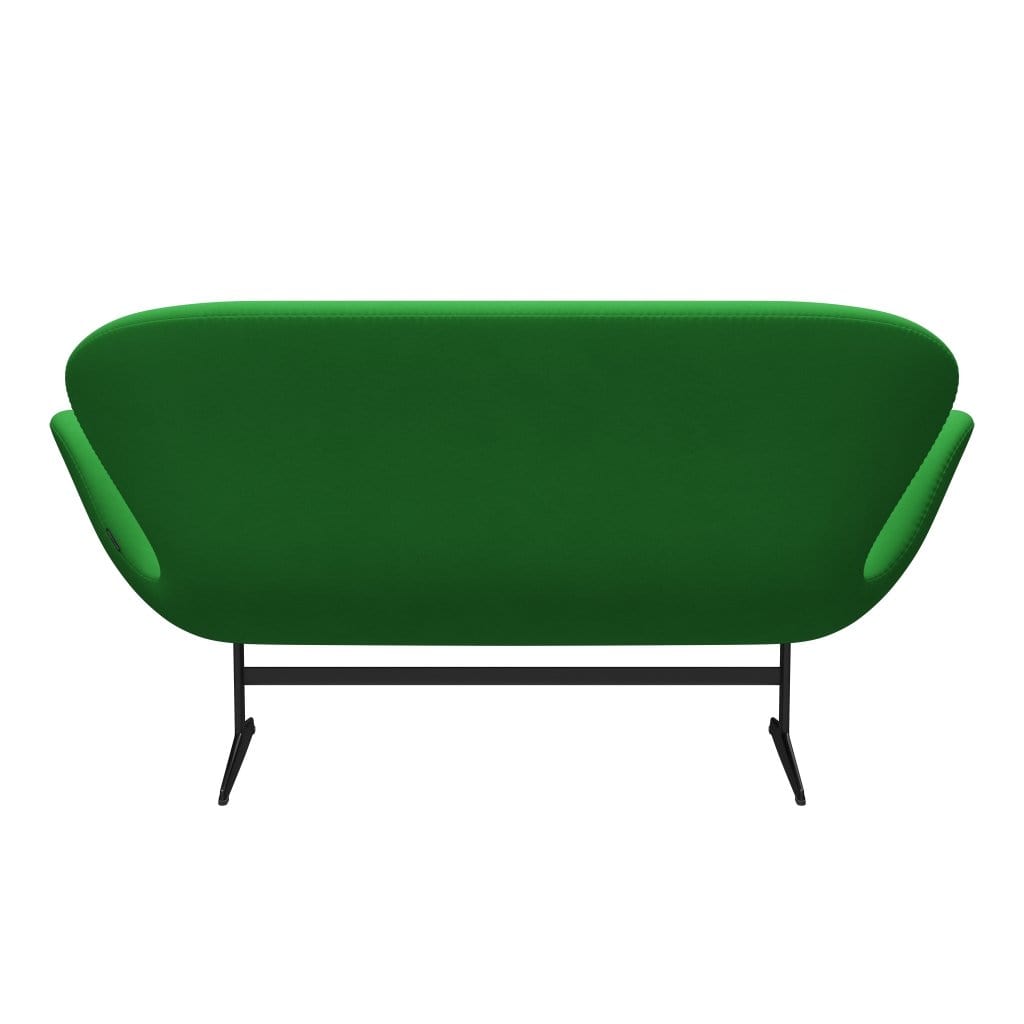 [product_category]-Fritz Hansen Swan Sofa 2 Seater, Black Lacquered/Comfort Green (68003)-Fritz Hansen-3321-C68003-BLLA-FRI-4