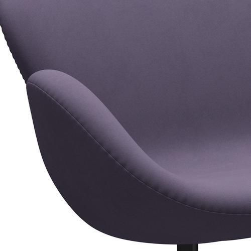 [product_category]-Fritz Hansen Swan Sofa 2 Seater, Black Lacquered/Comfort Violet-Fritz Hansen-3321-C65012-BLLA-FRI-7
