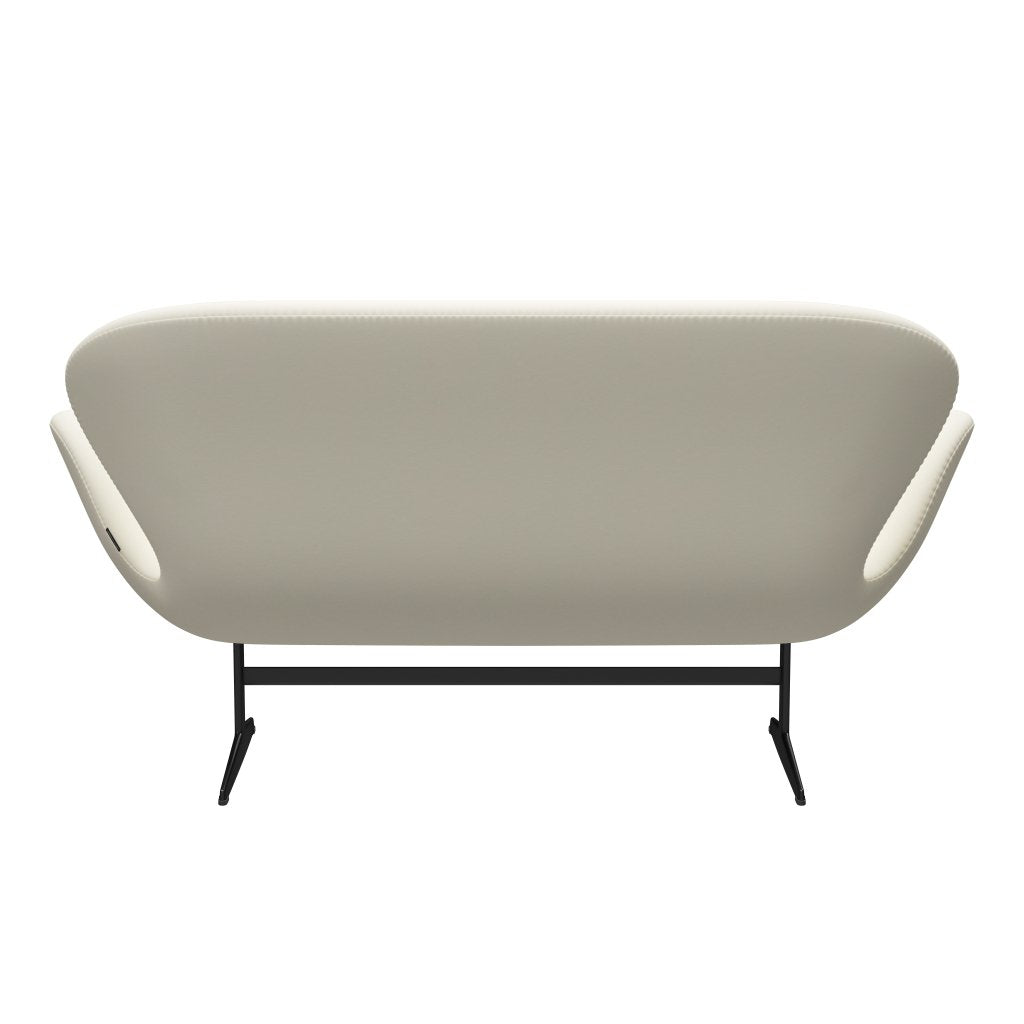[product_category]-Fritz Hansen Swan Sofa 2 Seater, Black Lacquered/Comfort White-Fritz Hansen-3321-C60005-BLLA-FRI-4