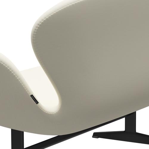 [product_category]-Fritz Hansen Swan Sofa 2 Seater, Black Lacquered/Comfort White-Fritz Hansen-3321-C60005-BLLA-FRI-5