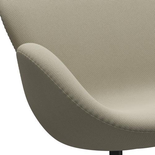 [product_category]-Fritz Hansen Swan Sofa 2 Seater, Black Lacquered/Diablo Sand-Fritz Hansen-3321-DIA103-BLLA-FRI-7