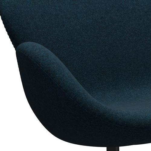[product_category]-Fritz Hansen Swan Sofa 2 Seater, Black Lacquered/Divina Md Petrol Dark-Fritz Hansen-3321-DMD873-BLLA-FRI-7
