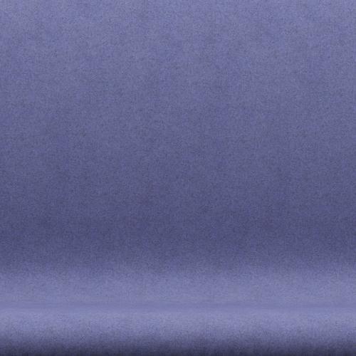 [product_category]-Fritz Hansen Swan Sofa 2 Seater, Black Lacquered/Divina Melange Violet Light-Fritz Hansen-3321-DIM647-BLLA-FRI-6