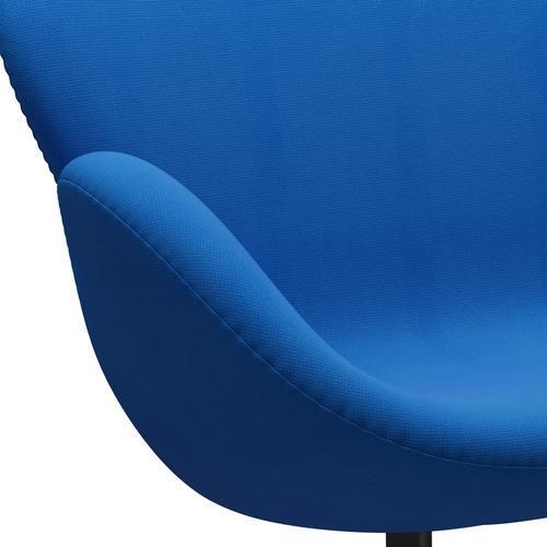 [product_category]-Fritz Hansen Swan Sofa 2 Seater, Black Lacquered/Fame Ocean Blue-Fritz Hansen-3321-F66131-BLLA-FRI-7