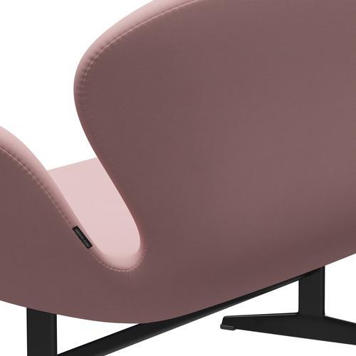 [product_category]-Fritz Hansen Swan Sofa 2 Seater, Black Lacquered/Fame Warm Purple-Fritz Hansen-3321-F64169-BLLA-FRI-5