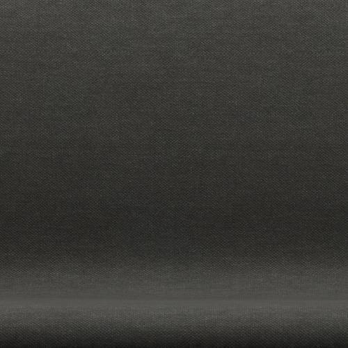 [product_category]-Fritz Hansen Swan Sofa 2 Seater, Black Lacquered/Fiord Black/Brown-Fritz Hansen-3321-FIO391-BLLA-FRI-6