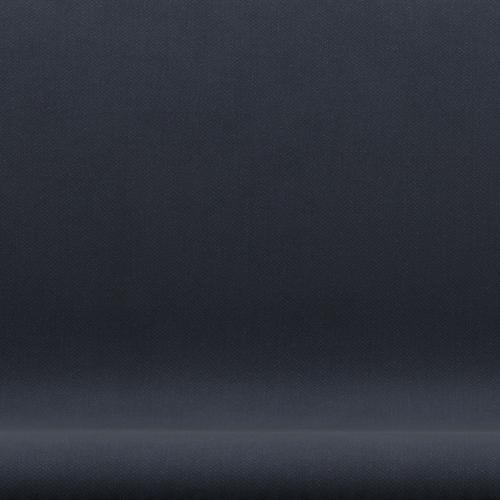 [product_category]-Fritz Hansen Swan Sofa 2 Seater, Black Lacquered/Fiord Midnight Blue-Fritz Hansen-3321-FIO782-BLLA-FRI-6