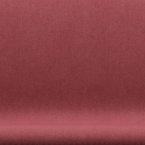 [product_category]-Fritz Hansen Swan Sofa 2 Seater, Black Lacquered/Fiord Pink-Fritz Hansen-3321-FIO662-BLLA-FRI-6
