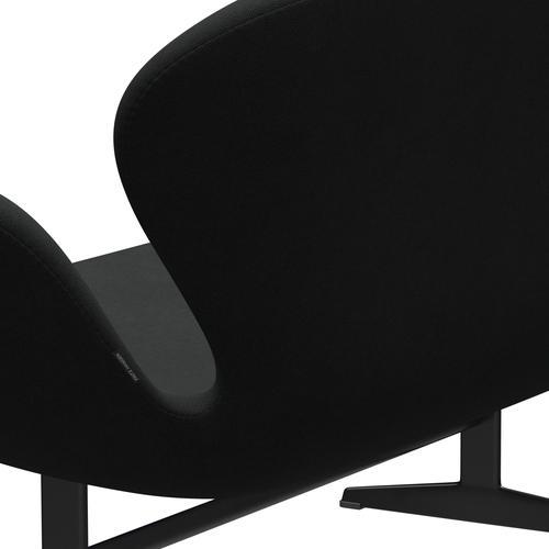 [product_category]-Fritz Hansen Swan Sofa 2 Seater, Black Lacquered/Steelcut Dark Brown (380)-Fritz Hansen-3321-STI380-BLLA-FRI-5