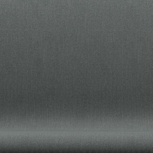 [product_category]-Fritz Hansen Swan Sofa 2 Seater, Black Lacquered/Steelcut Trio Kohle-Fritz Hansen-3321-STR153-BLLA-FRI-6