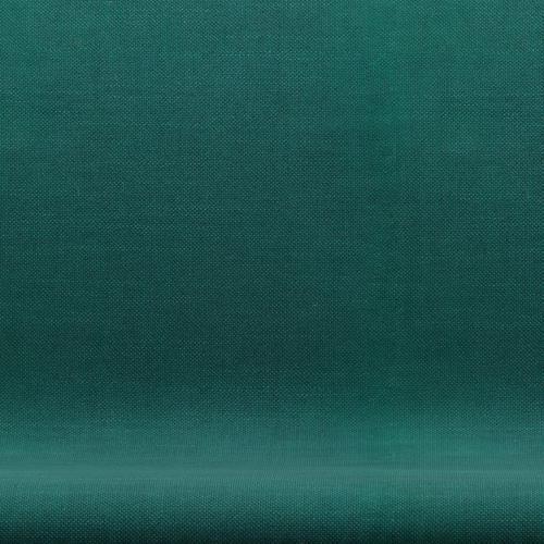 [product_category]-Fritz Hansen Swan Sofa 2 Seater, Black Lacquered/Sunniva Green-Fritz Hansen-3321-SV953-BLLA-FRI-6