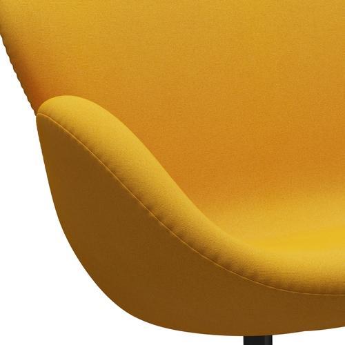 [product_category]-Fritz Hansen Swan Sofa 2 Seater, Black Lacquered/Tonus Mustard-Fritz Hansen-3321-TON440-BLLA-FRI-7