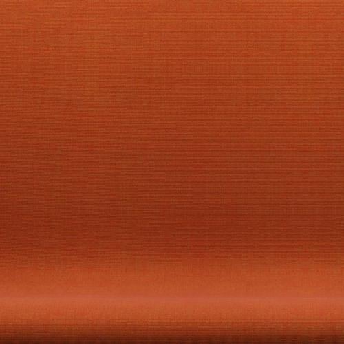 [product_category]-Fritz Hansen Swan Sofa 2 Seater, Brown Bronze/Canvas Orange-Fritz Hansen-3321-CA0556-BBBASE-FRI-6