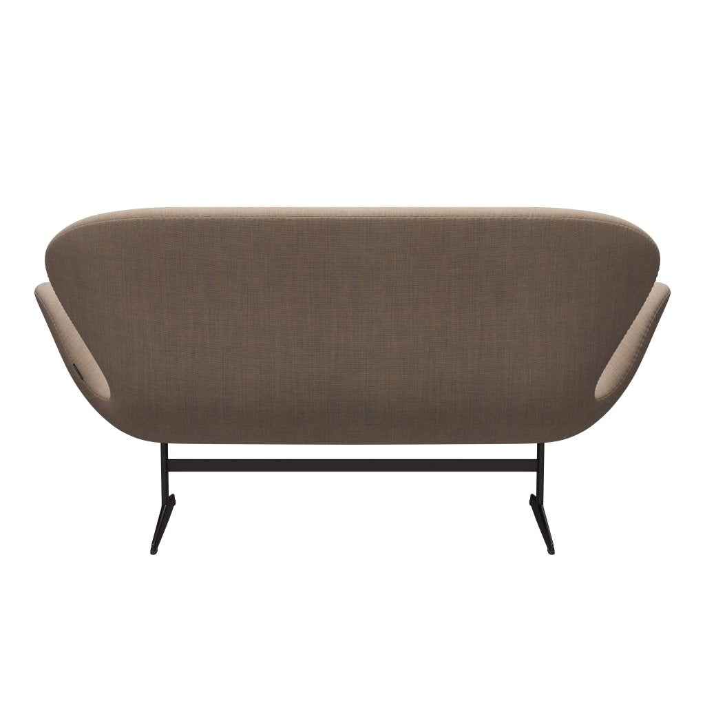 [product_category]-Fritz Hansen Swan Sofa 2 Seater, Brown Bronze/Canvas Sand-Fritz Hansen-3321-CA0224-BBBASE-FRI-4