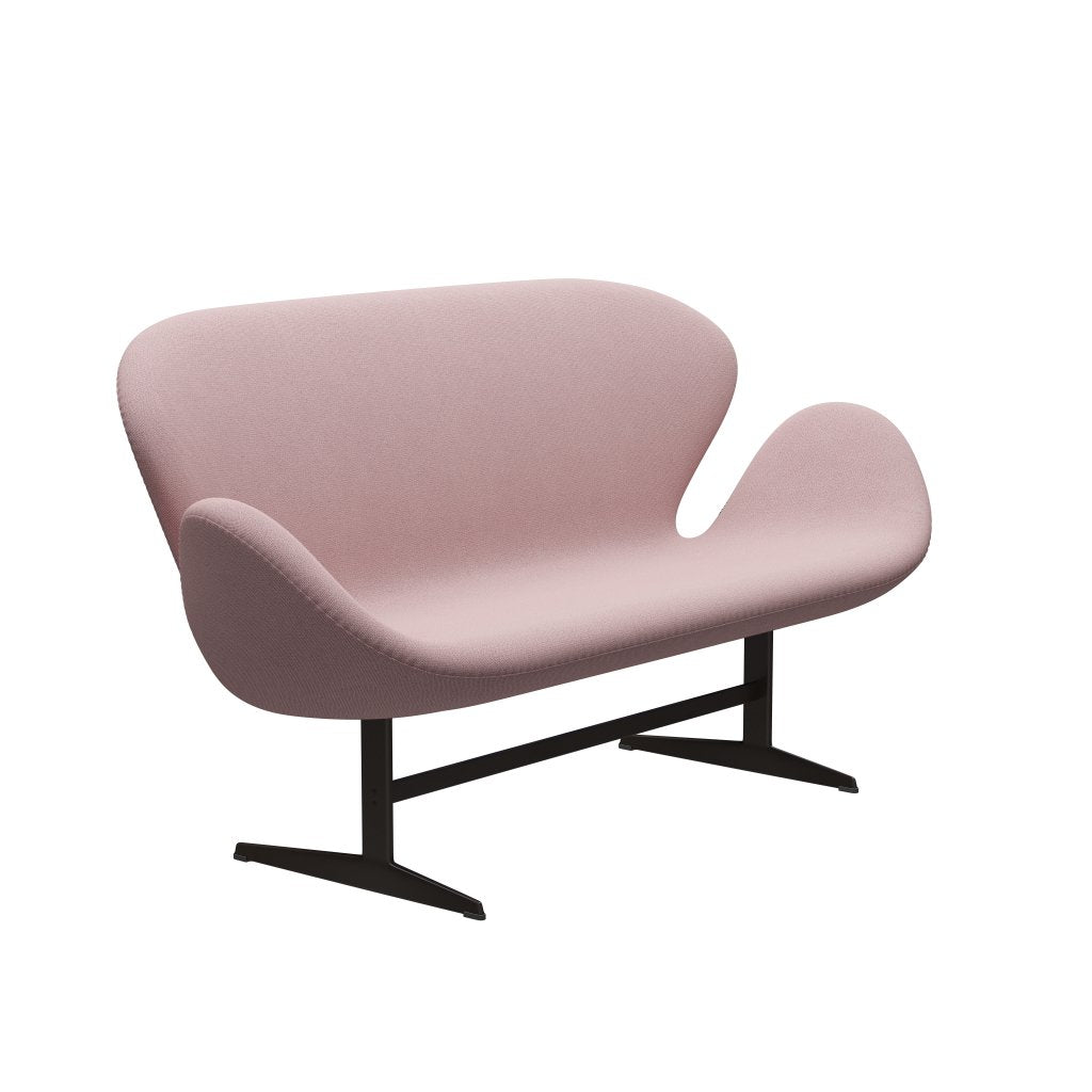 [product_category]-Fritz Hansen Swan Sofa 2 Seater, Brown Bronze/Capture Pink-Fritz Hansen-3321-CP4801-BBBASE-FRI-2