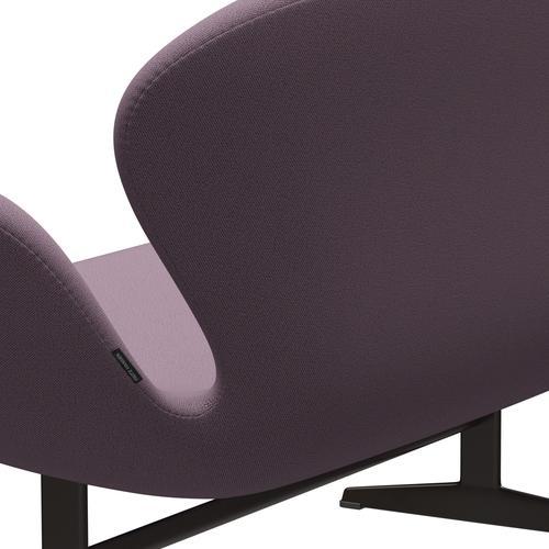 [product_category]-Fritz Hansen Swan Sofa 2 Seater, Brown Bronze/Capture Violet/Brown-Fritz Hansen-3321-CP6202-BBBASE-FRI-5