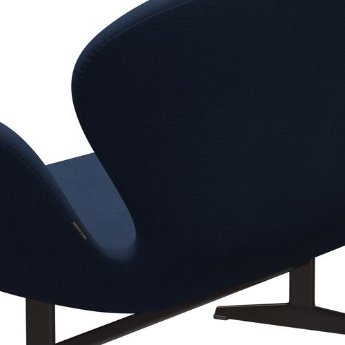 [product_category]-Fritz Hansen Swan Sofa 2 Seater, Brown Bronze/Christianshavn Blue-Fritz Hansen-3321-CH1154-BBBASE-FRI-5