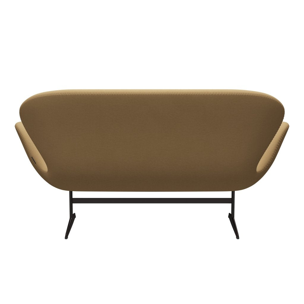 [product_category]-Fritz Hansen Swan Sofa 2 Seater, Brown Bronze/Comfort Beige (00280)-Fritz Hansen-3321-C00280-BBBASE-FRI-4