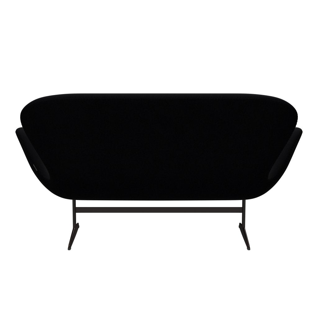 [product_category]-Fritz Hansen Swan Sofa 2 Seater, Brown Bronze/Comfort Black (00050)-Fritz Hansen-3321-C00050-BBBASE-FRI-4