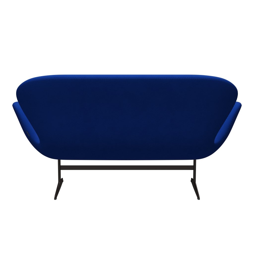 [product_category]-Fritz Hansen Swan Sofa 2 Seater, Brown Bronze/Comfort Blue (00035)-Fritz Hansen-3321-C00035-BBBASE-FRI-4