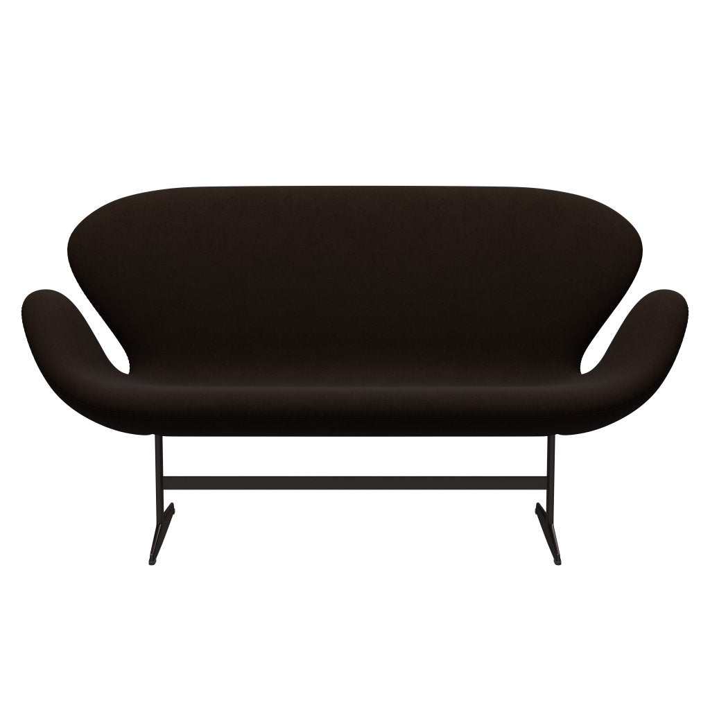 [product_category]-Fritz Hansen Swan Sofa 2 Seater, Brown Bronze/Comfort Brown (01566)-Fritz Hansen-3321-C01566-BBBASE-FRI-1