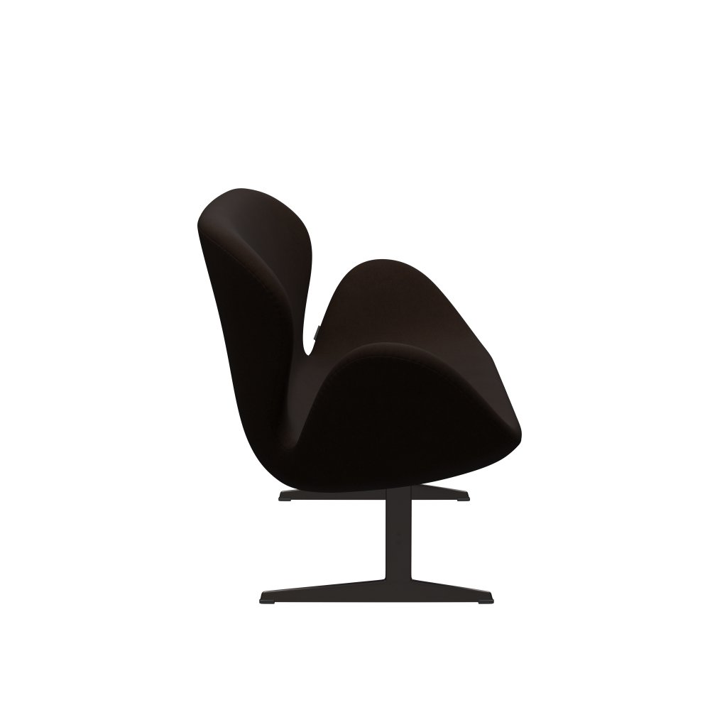 [product_category]-Fritz Hansen Swan Sofa 2 Seater, Brown Bronze/Comfort Brown (01566)-Fritz Hansen-3321-C01566-BBBASE-FRI-3