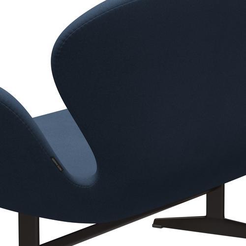 [product_category]-Fritz Hansen Swan Sofa 2 Seater, Brown Bronze/Comfort Dark Grey (09074)-Fritz Hansen-3321-C09074-BBBASE-FRI-5