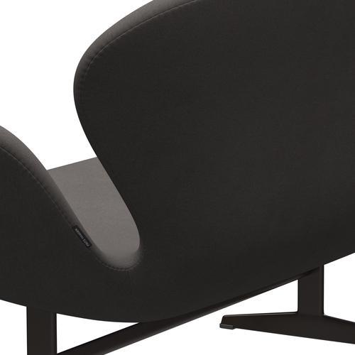 [product_category]-Fritz Hansen Swan Sofa 2 Seater, Brown Bronze/Comfort Dark Grey (60008)-Fritz Hansen-3321-C60008-BBBASE-FRI-5