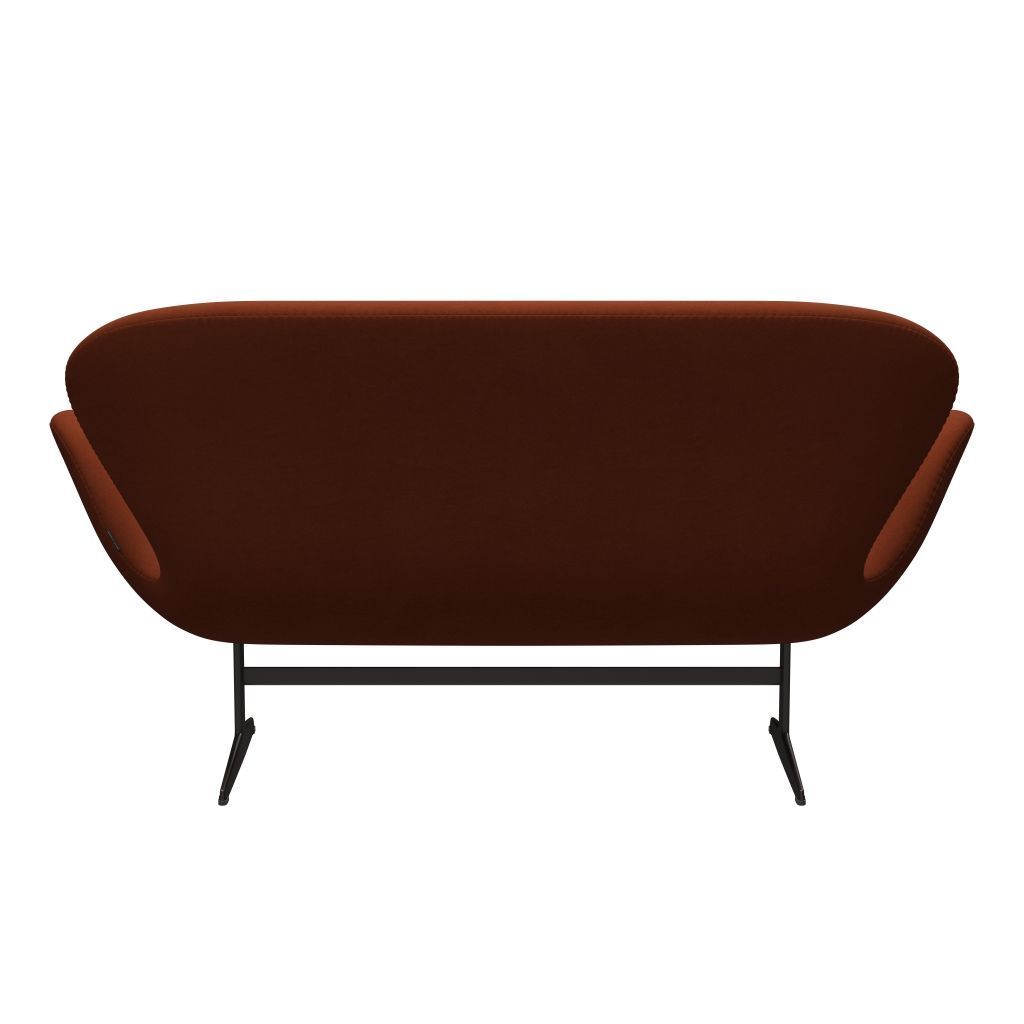 [product_category]-Fritz Hansen Swan Sofa 2 Seater, Brown Bronze/Comfort Dark Red (61018)-Fritz Hansen-3321-C61018-BBBASE-FRI-4