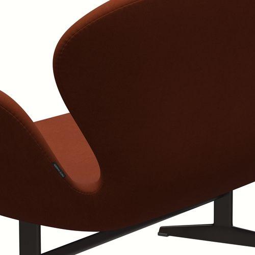[product_category]-Fritz Hansen Swan Sofa 2 Seater, Brown Bronze/Comfort Dark Red (61018)-Fritz Hansen-3321-C61018-BBBASE-FRI-7