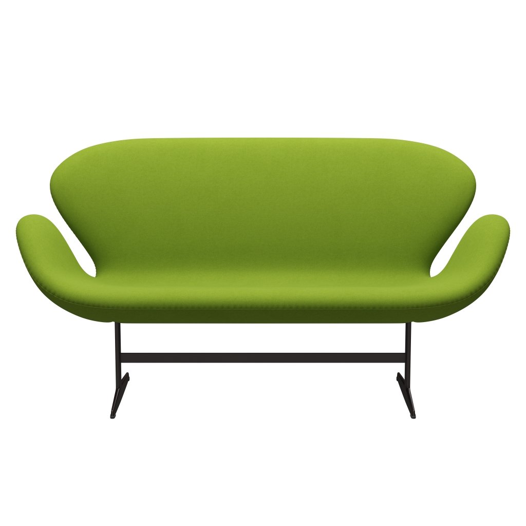 [product_category]-Fritz Hansen Swan Sofa 2 Seater, Brown Bronze/Comfort Green (68011)-Fritz Hansen-3321-C68011-BBBASE-FRI-1